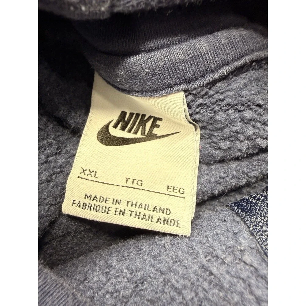 Nike Sportswear Club Fleece Full-Zip Hoodie Navy Blue Men's 2XL BV2645-410